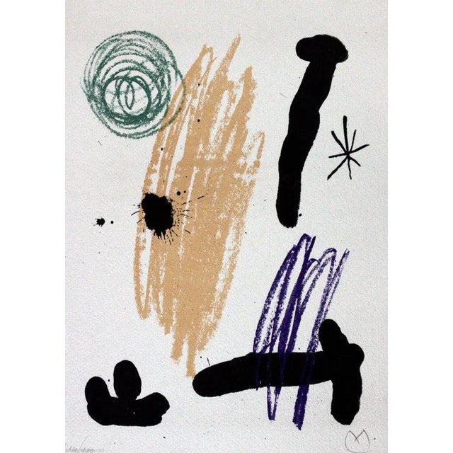 Hand Signed Original Joan Miro Lithograph in Color For Sale In Atlanta - Image 6 of 6