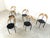 Italian Postmodern Wicker and Metal Dining Chairs, 1980s, Set of 6 For Sale - Image 4 of 11