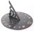 Classical Roman Late 20th Century Cast Iron Sundial For Sale - Image 3 of 10