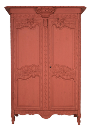 French Rhubarb Marriage Armoire