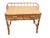 Vintage Rattan and Woven Wicker Writing Desk with Two Drawers Charming vintage rattan and woven wicker writing desk...