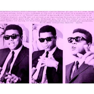 Muhammad Ali Pop Art Piece For Sale