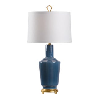 Wildwood Emma Table Lamp - Turkish Blue For Sale