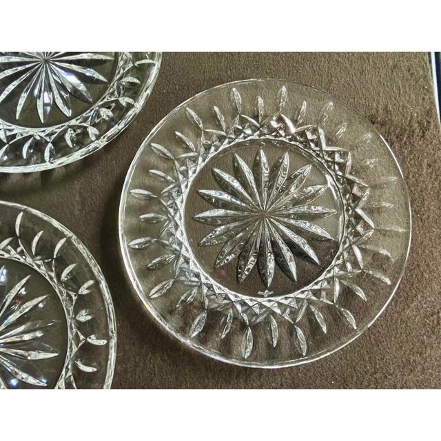 Waterford Lismore Crystal Plates Set of 4 Chairish