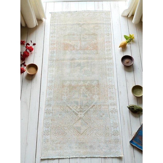 Turkish Distressed Wool Rug For Sale - Image 5 of 5