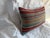 Antique 19th Century Turkish Kilim Wool Pillow For Sale - Image 4 of 7