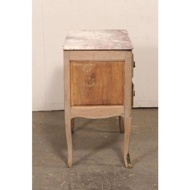 18th Century French Classical Two-Tone Marble Top Chest For Sale - Image 11 of 12