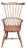Late 20th Century Warren Chair Company Fan Back Windsor Arm Chair For Sale