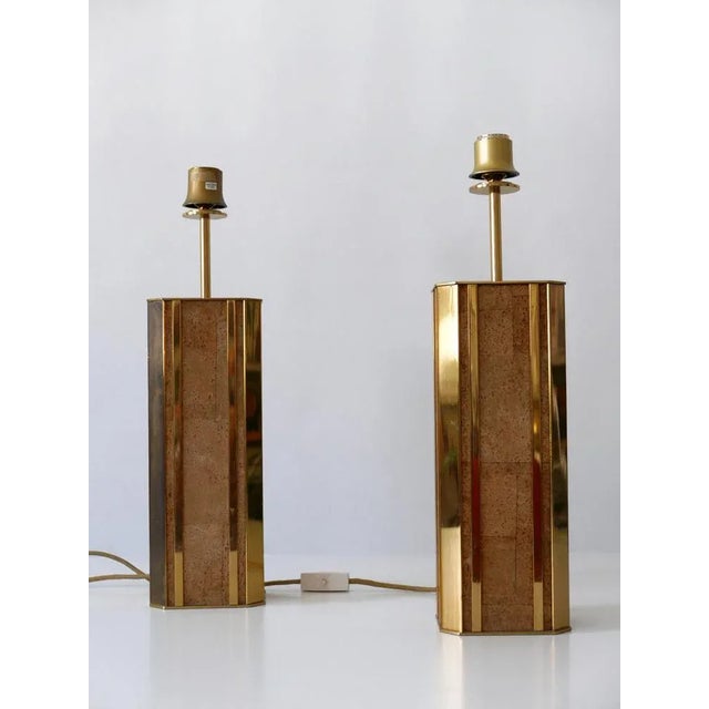 Mid-Century Modern Mid-Century Monumental Table Lamps from Vereinigte Werkstätten, Germany, Set of 2 For Sale - Image 3 of 18