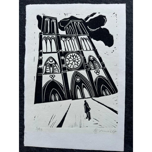 Hansjürg Brunner, Franz Kafka: The Process, 1964, Linocut For Sale - Image 12 of 12
