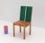 Set of 2 two stripe chair by derya arpac. Dimensions: w 38 x d 45 x h 85 cm. Materials: oak & stained dougles fir. Also...