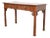 Late 20th Century Baker Furniture Historic Charleston Georgian Carved Mahogany Writing Desk or Console Table For Sale