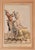 An 18th-century French hand-colored engraving, humorously depicting the pursuit of beauty.