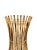 Italian Bamboo, Rattan and Cotton Floor Lamp in the style of Franco Albini, 1960s For Sale - Image 10 of 13