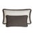 Couple Happy Pillow in Carbon and White Velvet with Fringes from Lo Decor, Set of 2 For Sale - Image 9 of 9