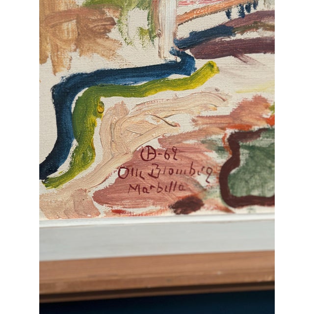 1960s Olle Blomberg, Marbella, 1969, Oil on Canvas, Framed For Sale - Image 5 of 17