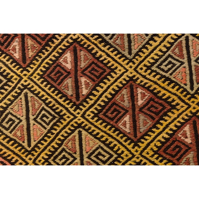 Textile Anatolian Kurdish Handwoven Kilim Runner For Sale - Image 7 of 10