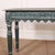 Mid 19th C painted gothic style side table with 2 drawers. 1860 Dimensions:W: 117cm (46.1")H: 76cm (29.9")D: 45cm (17.7")...