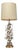 1950s–1960s Marbro Gilt Tole and Crystal Floral Vine Table Lamp For Sale