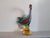 Mid-Century Modern Vintage Murano Sommerso Art Glass Heron - Hand-Blown Italian Glass Crane - Ruby & Aquamarine For Sale - Image 3 of 12