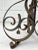 Vintage French Iron 2-Tier Garden Topiary Stand For Sale - Image 4 of 13
