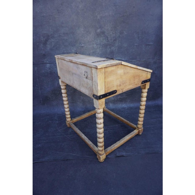 1920s Original Monterey Straw Ivory Desk (Early Brand) For Sale - Image 15 of 15