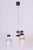 Mid-Century Czech Chandelier in Chrome and Opaline Glass attributed to Drukov, 1970s For Sale - Image 3 of 13