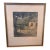 Luigi Kasimir Signed Hand-Colored Etching of Austrian Village Street, Framed, Circa 1930s For Sale