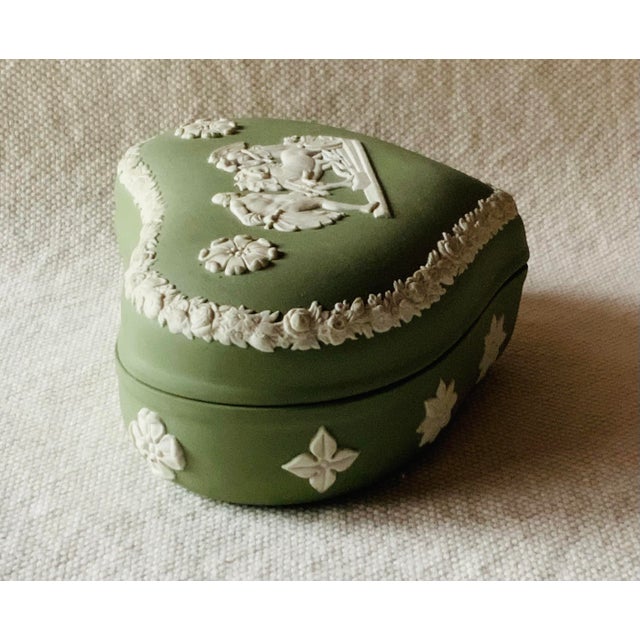 Vintage Wedgwood Jasperware Heart Box For Sale - Image 11 of 15