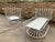 Russell Woodard Patio Chaise and Lounge Chair, Attributed to Herbert Saiger - Set of 2 For Sale - Image 9 of 9