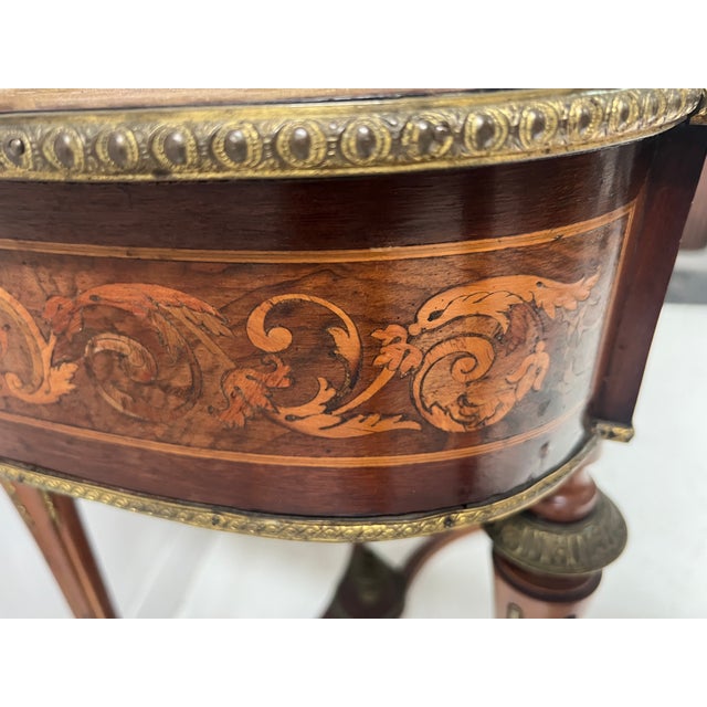 19th Century Napoleon III Style Planter in Veneered Wood For Sale - Image 15 of 18