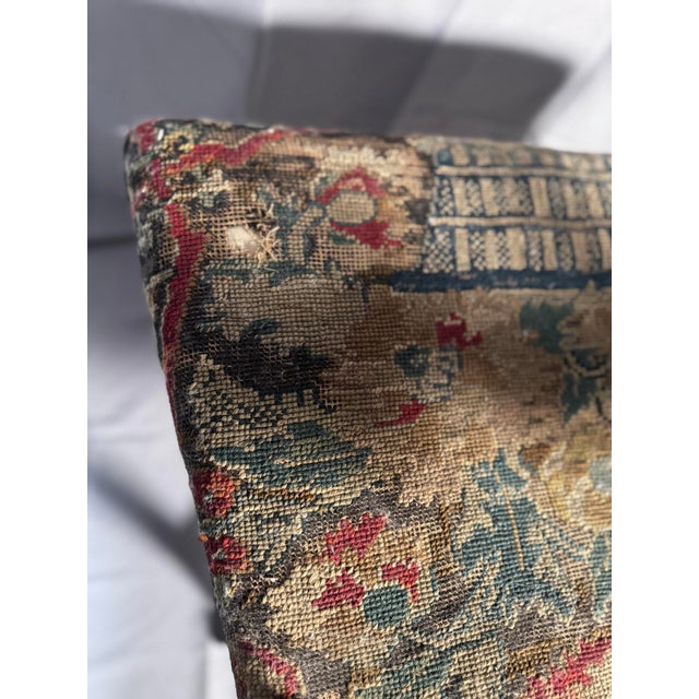 Brown Mid 18th Century French Carved Walnut Side Chair, Régence Taste, Original Needlepoint Seat For Sale - Image 8 of 11