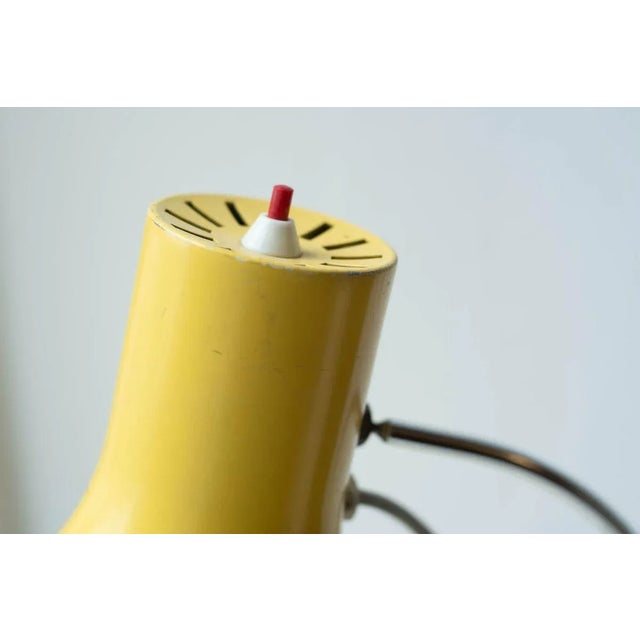 Vintage Yellow Table Lamp by Josef Hurka for Napako For Sale - Image 13 of 17
