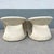 Late 20th Century Postmodern Beige Faux Leather Tongue Chairs by Cheers - A Pair For Sale - Image 5 of 8