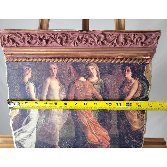 Late 20th Century "Rays of Sunlight Dancers" by Fresco Masterpieces For Sale - Image 10 of 10