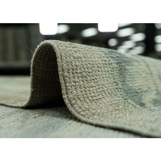 Textile Turkish Oushak Antique Look Rug 8'7" x 10'10" #20048 For Sale - Image 7 of 8