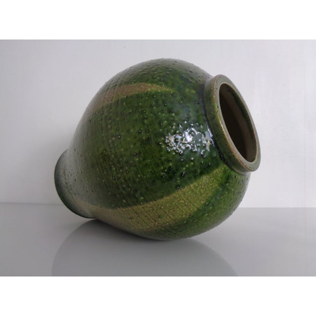 Large Glazed Studio Ceramic Vase, Italy, 1960s For Sale - Image 12 of 18