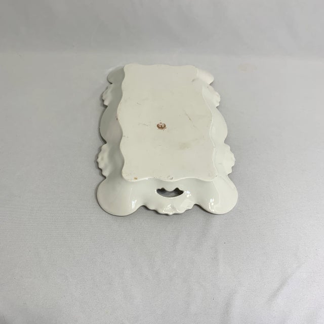 Dressing Table Plate, Easter Lily For Sale - Image 4 of 6