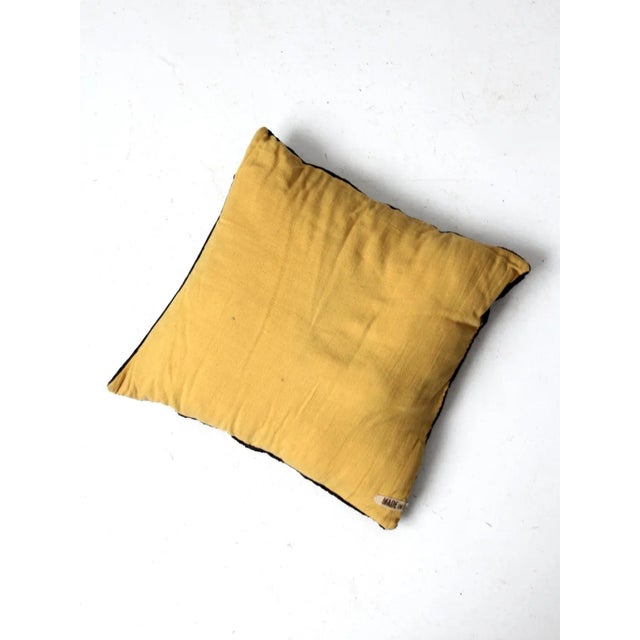 Textile Vintage Italian Tapestry Pillow For Sale - Image 7 of 9