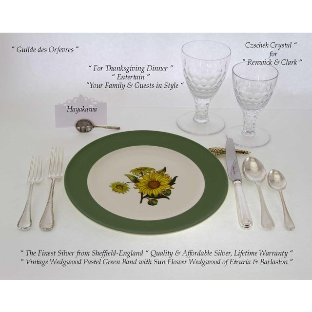 1990s Charming 5 Pc Crystal Set, Chatsworth Designed for Renwick & Clarke For Sale - Image 16 of 16