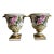 Vintage Chelsea House Neoclassical Urn Style Hand Painted & Gold Planters ~ a Pair For Sale