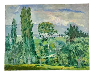 Paul Mathey, Printemps, Oil on Canvas