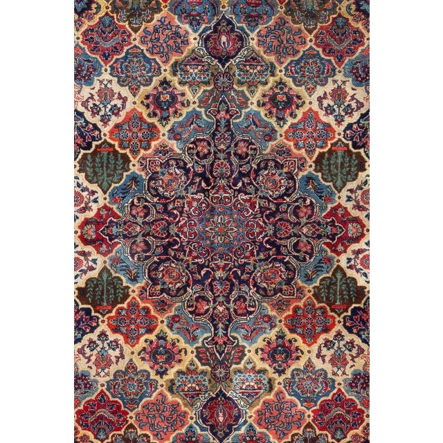 Textile Early 20th Century Zabihi Collection Jewel Toned Signed Oversize Persian Kashan Rug - 10'3" x 17'3" For Sale - Image 7 of 12