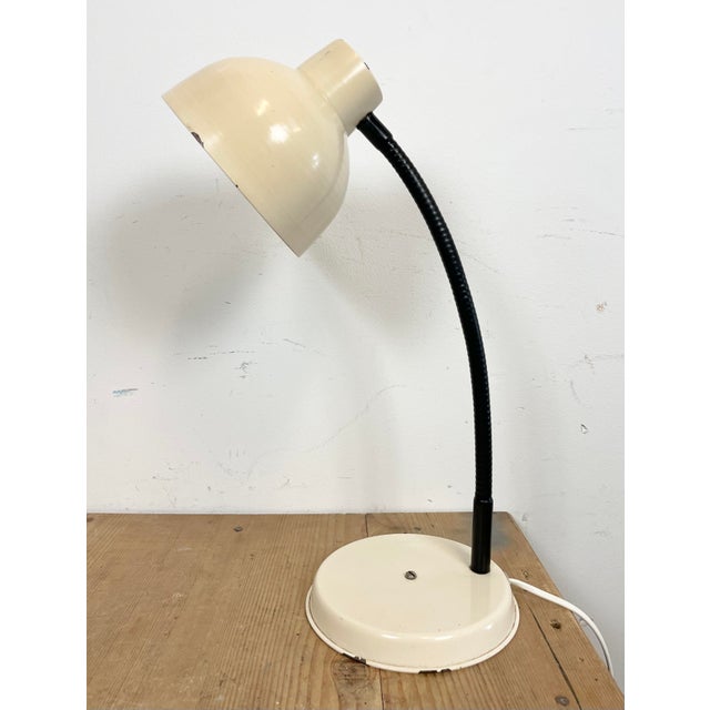 Metal Industrial Gooseneck Table Lamp, 1960s For Sale - Image 7 of 17