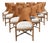 Vintage Palecek Woven Rattan Dining Chairs - Set of 10 For Sale