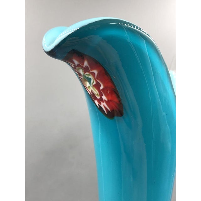 Blue Murano Glass Fiorentina Murrini Glass, 1960s For Sale - Image 8 of 18