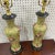 Ceramic Mid 20th Century Floral Asian Lamps - a Pair For Sale - Image 7 of 11