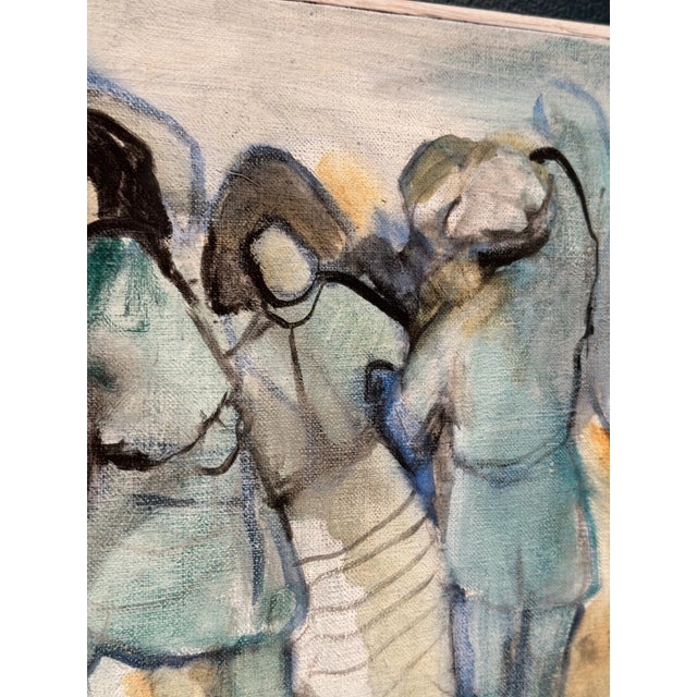 Pia H. Campbell, Dans Dans, 1986, Oil on Canvas, Framed For Sale - Image 15 of 16