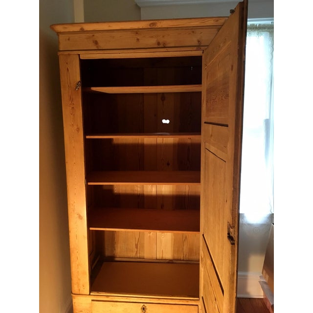 French Country Pine Armoire Chairish