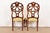 Romweber Antique French Provincial Louis XV Carved Walnut Dining Chairs, Set of Four For Sale - Image 10 of 11